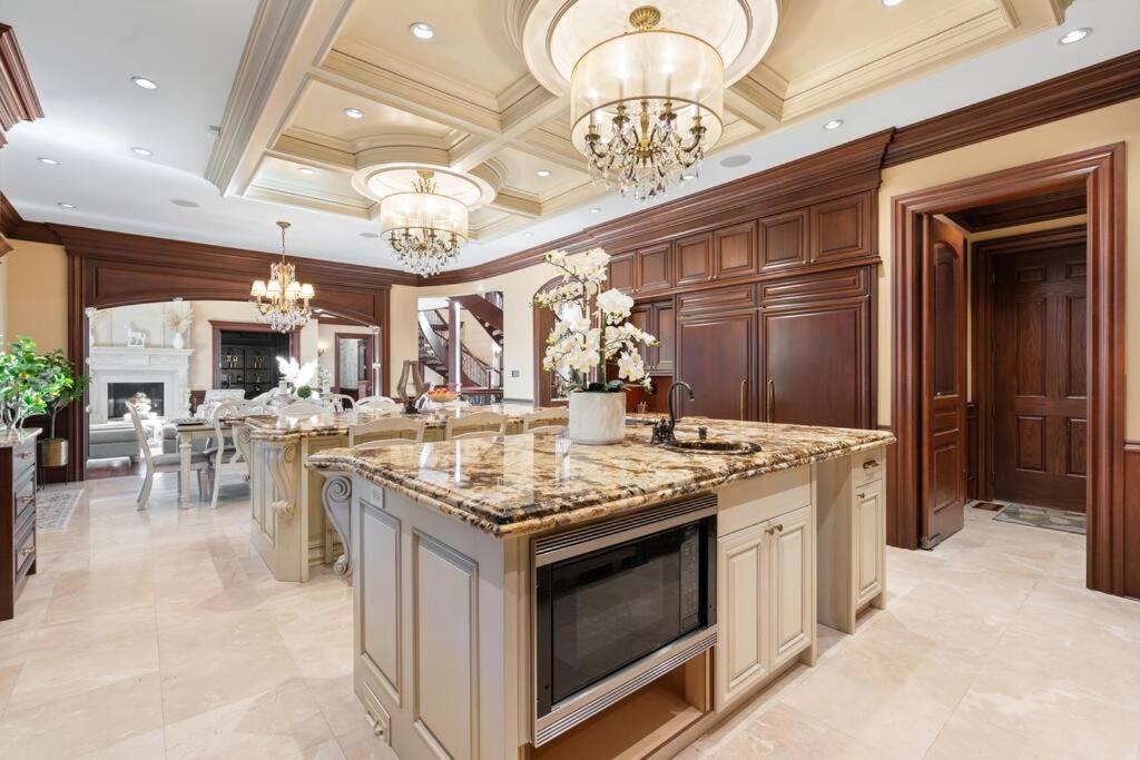 French Chateau W/Swim Spa & Theatre: 11,700 Sqft YYC Eksteriør bilde